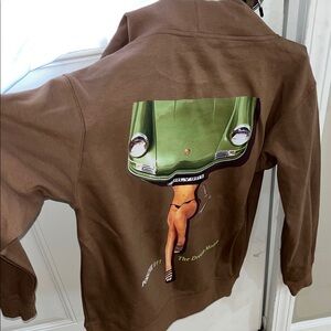 Brown Graphic Women's Hoodie